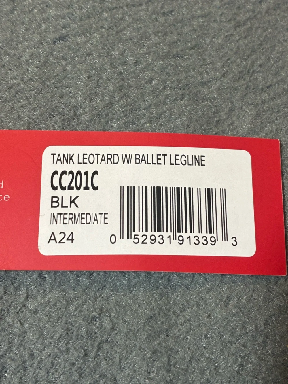 NWT Capezio Girls Tank Leotard